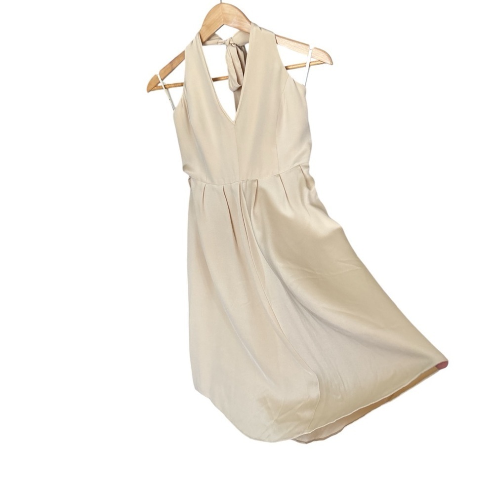 NWT J. Crew 100% Silk Halter Special Occasion Formal Party Dress, Size 4 - Picture 4 of 9